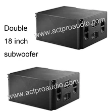 Трехполосный двойной 12 ''pro аудио линейный массив PA динамик с двойным 18 inchсабвуфером громкий динамик