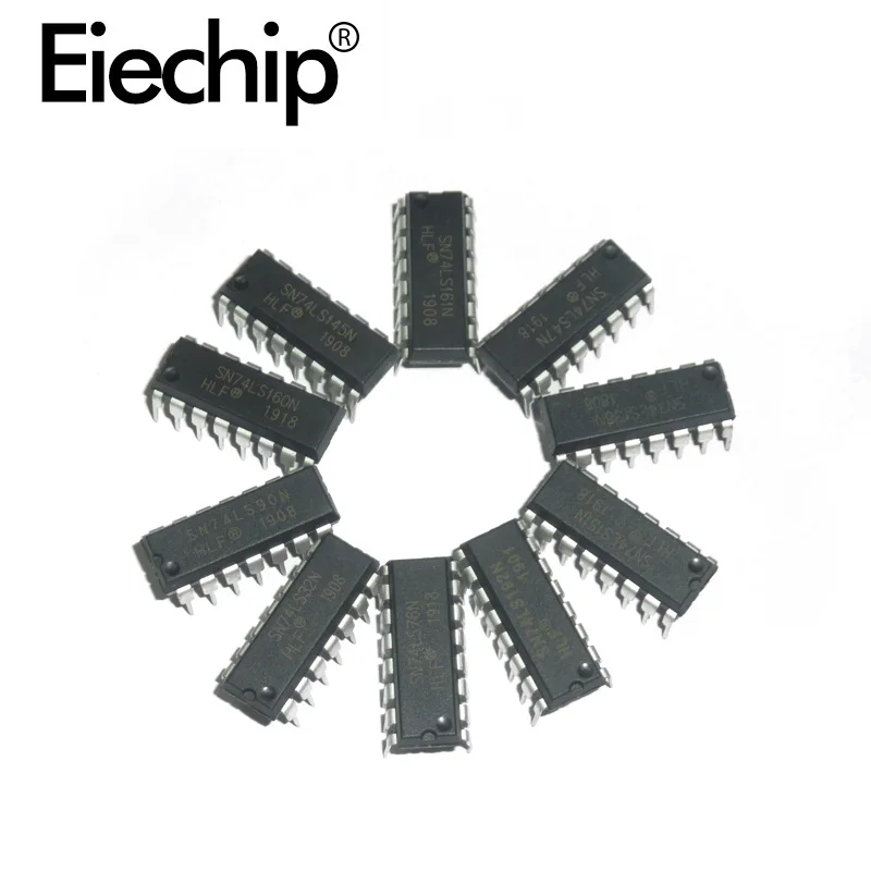 Комплект интегральной схемы в ассортименте 74HC00 74LS00 CD4069 DIP посылка регистратор