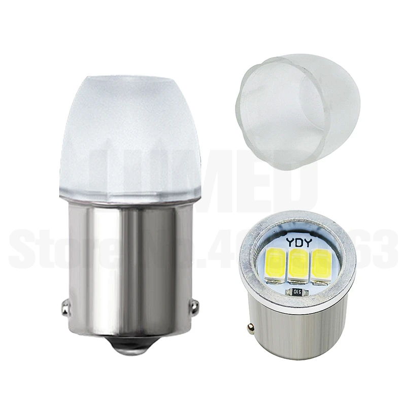 100pcs NEW 1156 1157 P21W 7506 BA15S BAY15D LED Auto Brake Light Car DRL Driving Lamp Reverse Bulbs Turn Signals