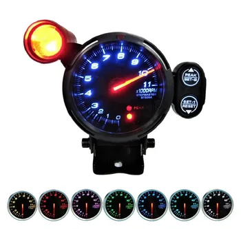 

Upgraded Universal 3.15" 80mm Tachometer Tach RPM Gauge Digital 7 Color LED Display Car Speedometers Car Modofied Speedometers