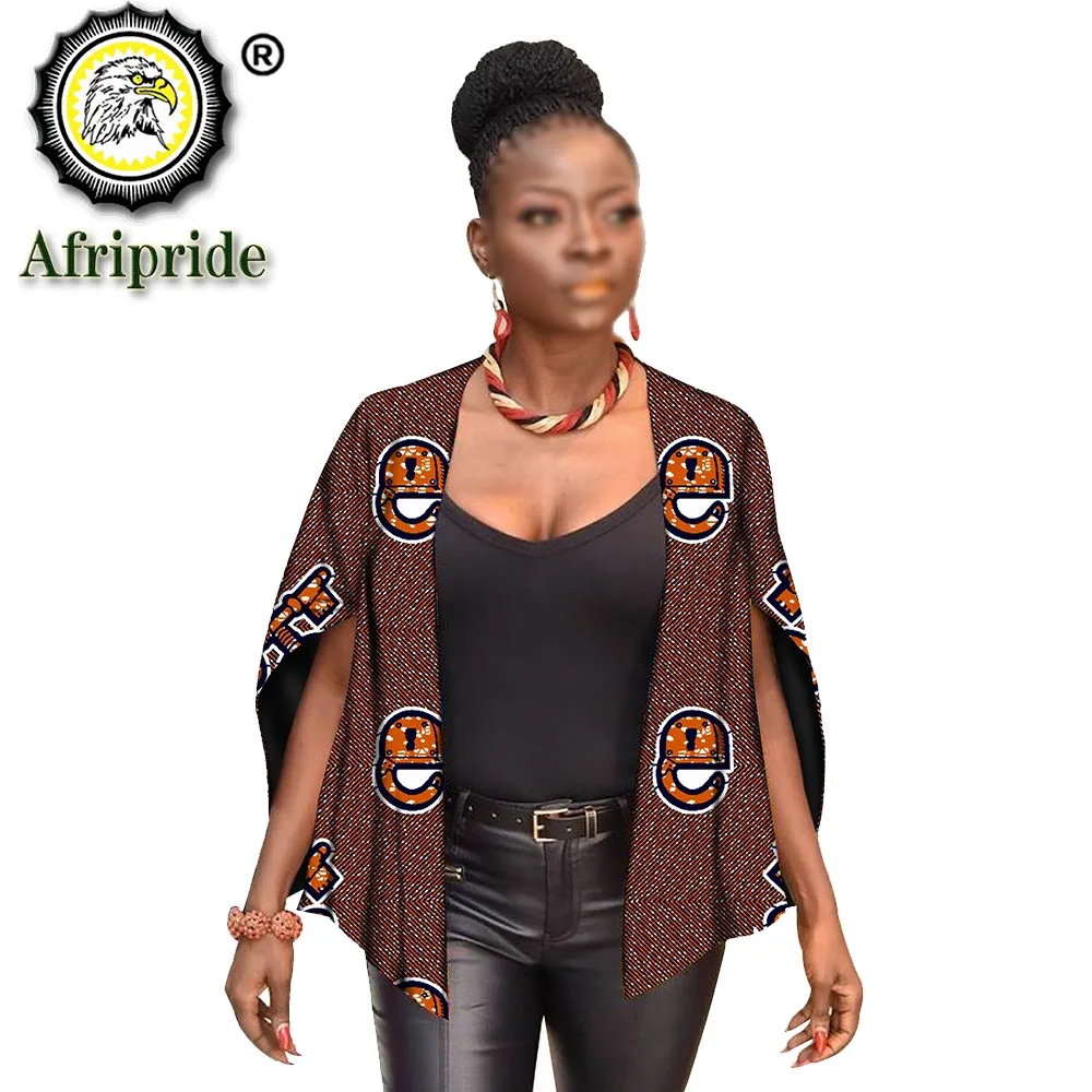 2020 африканская одежда для женщин пальто и куртки Анкара майка Ткань принт Дашики