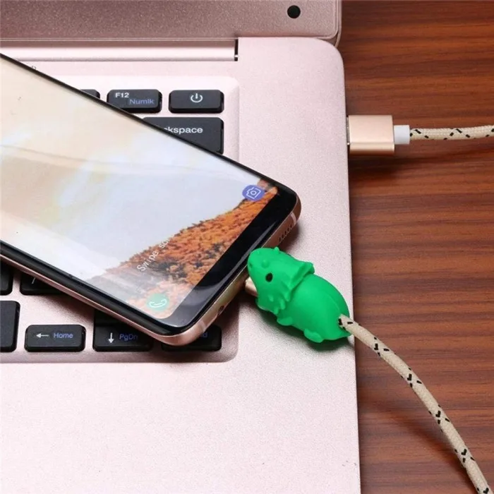Кабель протектор милая форма животных защиты предотвращает поломку для iPhone кабель для смартфонов VH99