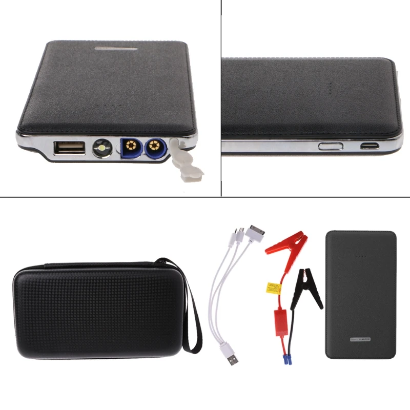  12V Portable LED Car Jump Starter Battery Charger Booster Emergency Power Bank