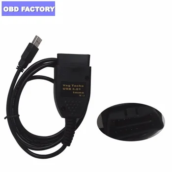 

2020 For VAG TACHO 3.01+ Adapter for Opel Immo Reader Interface Auto Diagnostic Scanner Cable Change Mileage Read Pin Code