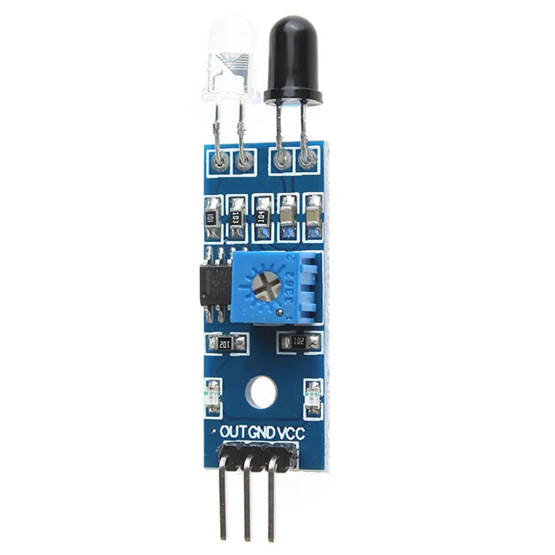 1pcs IR Infrared Obstacle Avoidance Sensor Module For Arduino Smart Car Robot 3wire Reflective Photoelectric For Arduino Diy Kit