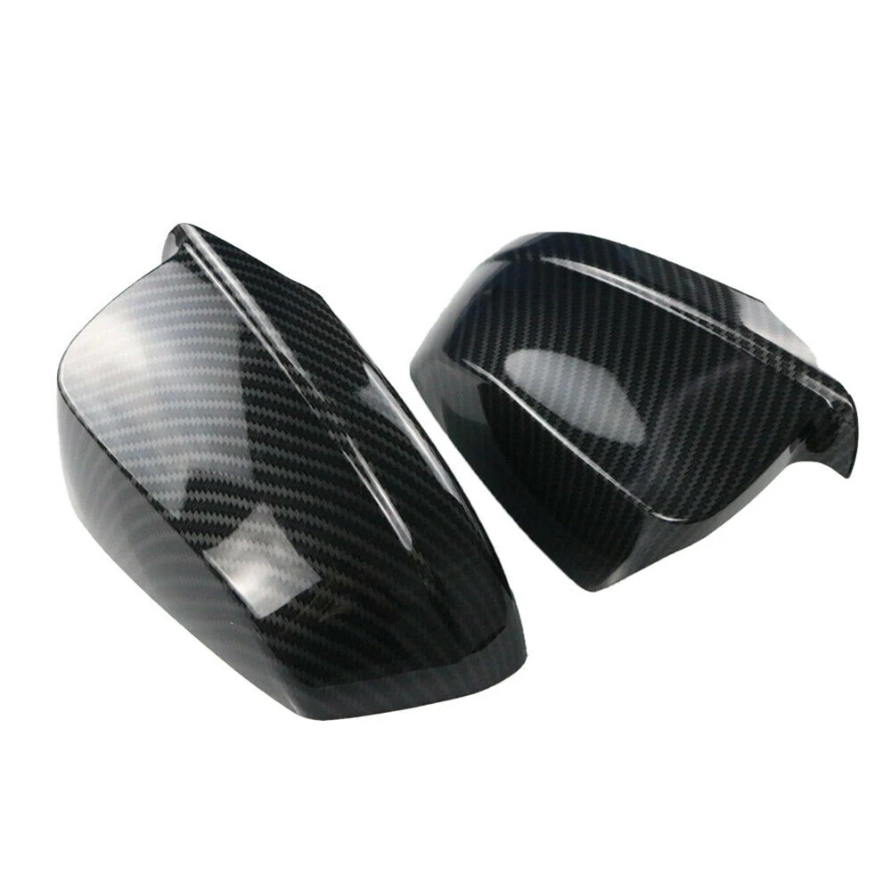 1 пара углеродного волокна боковое зеркало крышки для BM-W 5 серии F10 F18 2010-2013
