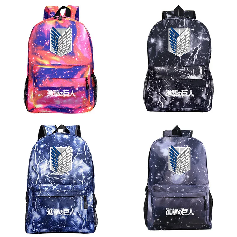 Mochila Hombre; обувь для косплея по аниме «атака на Титанов» рюкзак 3 ноутбук рюкзак Для мужчин Backbag Sac a Dos plecak школьная сумка на молнии для девочек-подростков