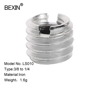 

Camera conversion screw nut 1/4" screw to 3/8" screw mounting adapter screw for camera quick release plate tripod monopod