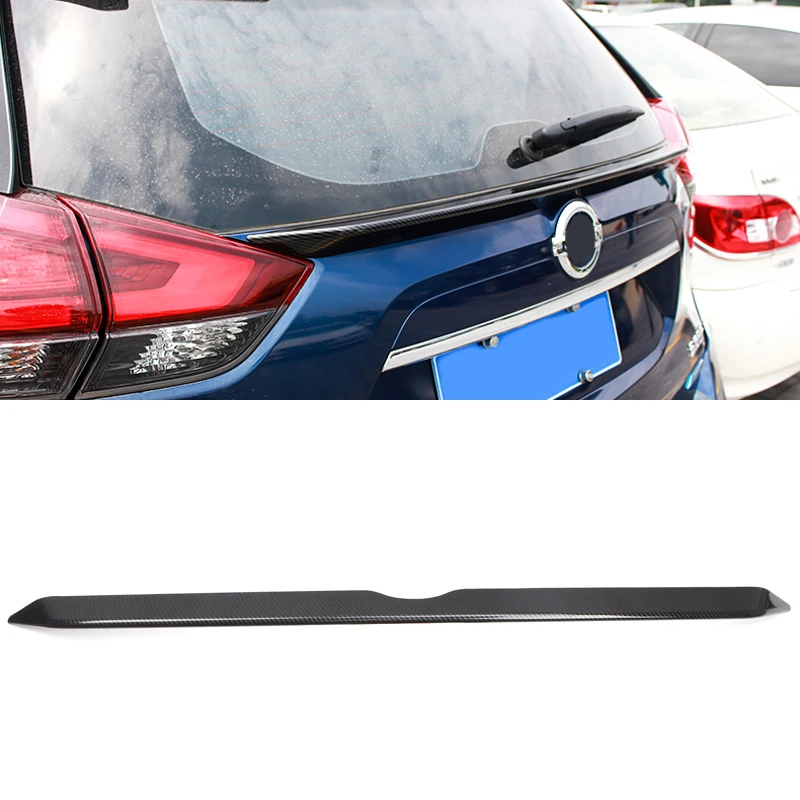 

For Nissan X-Trail Rogue T32 2014-2019 Car Styling Exterior ABS Car Rear Trunk Lip Spoiler Wing Frame Cover Trim 1pcs