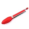 Food Grade Silicone food tong Kitchen Tongs utensil Cooking Tong clip Clamp accessories Salad Serving BBQ tools 6