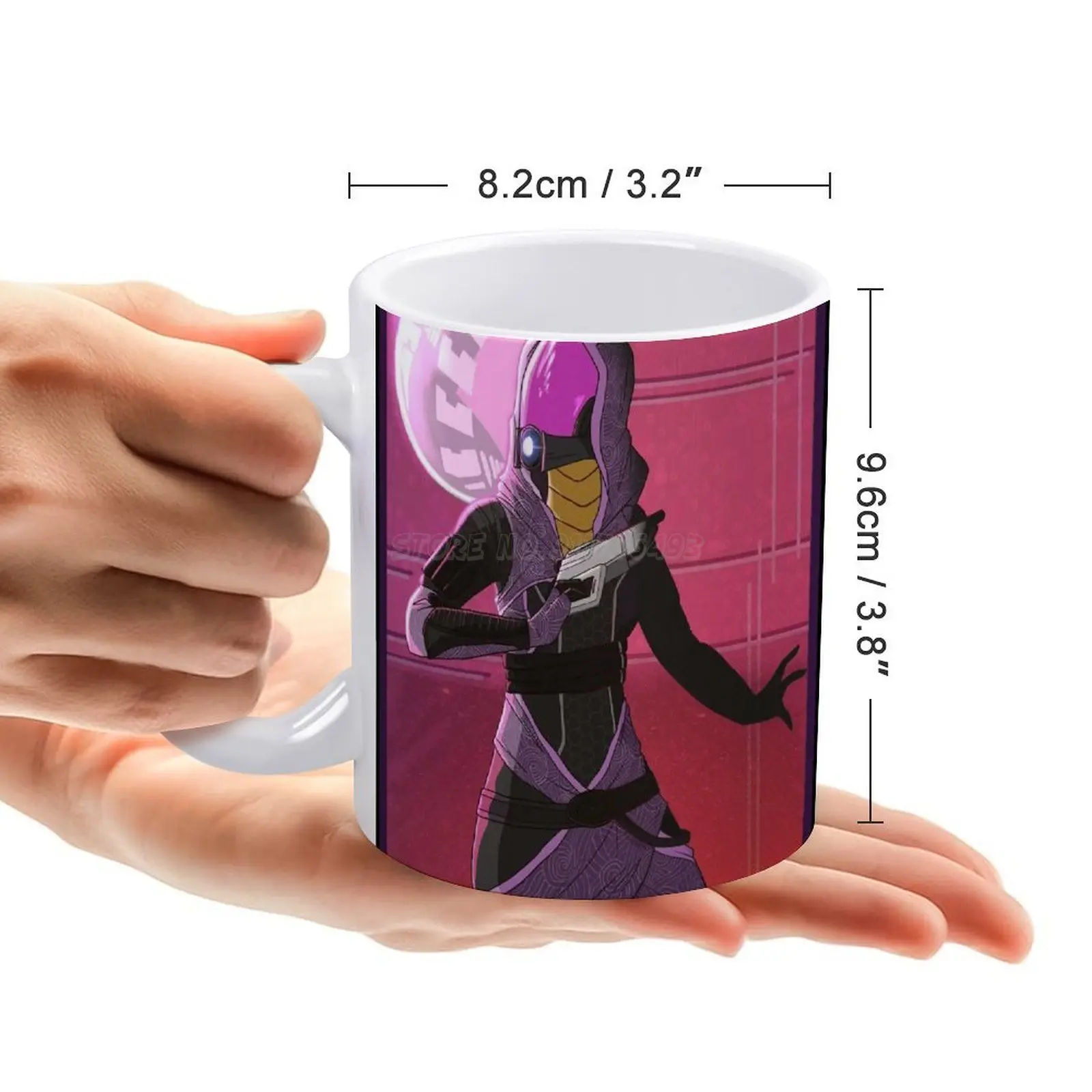 Tali' Zorah White Mug White Ceramic Tea Cup Birthday Gift Milk Cups and  Mugs Mass Effect Games Sci Fi Tali - AliExpress