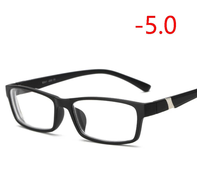 Женские Мужские готовые Цветочные ножки красные очки для близорукости анти-Blu-ray близорукость солнцезащитные очки-100-150-200-250-300-600 - Цвет оправы: Myopia 500