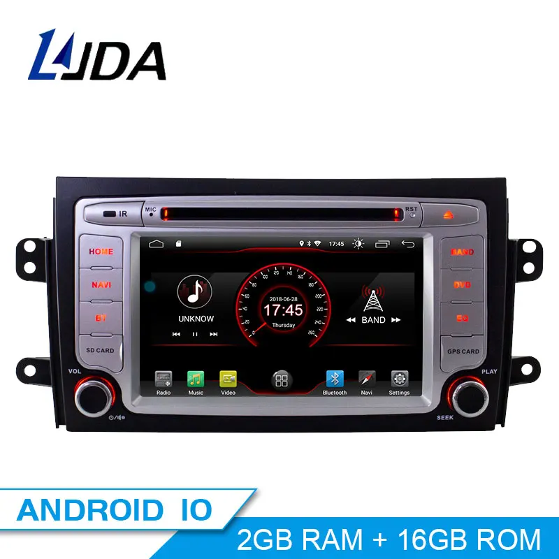 US $272.43 LJDA Android 100 Car DVD Player For Suzuki SX4 20062013 Car Multimedia Player Stereo GPS Navigation IPS Audio 2 Din Car Radio