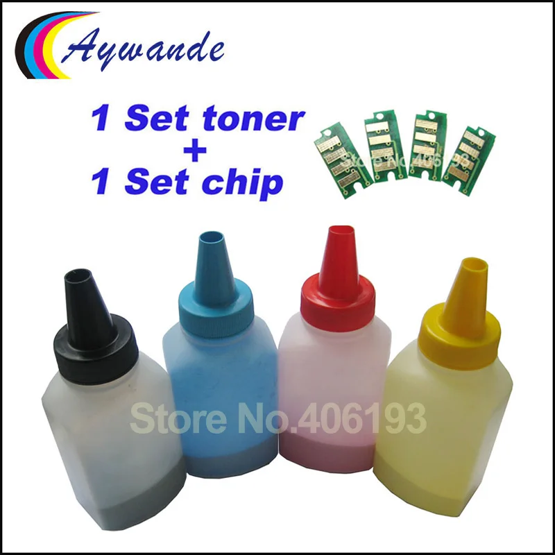 

Refill toner powder reset chip for Epson AcuLaser C1700 1700 C1750 1750 CX17 for S050614 S050613 S050612 S050611 color toner