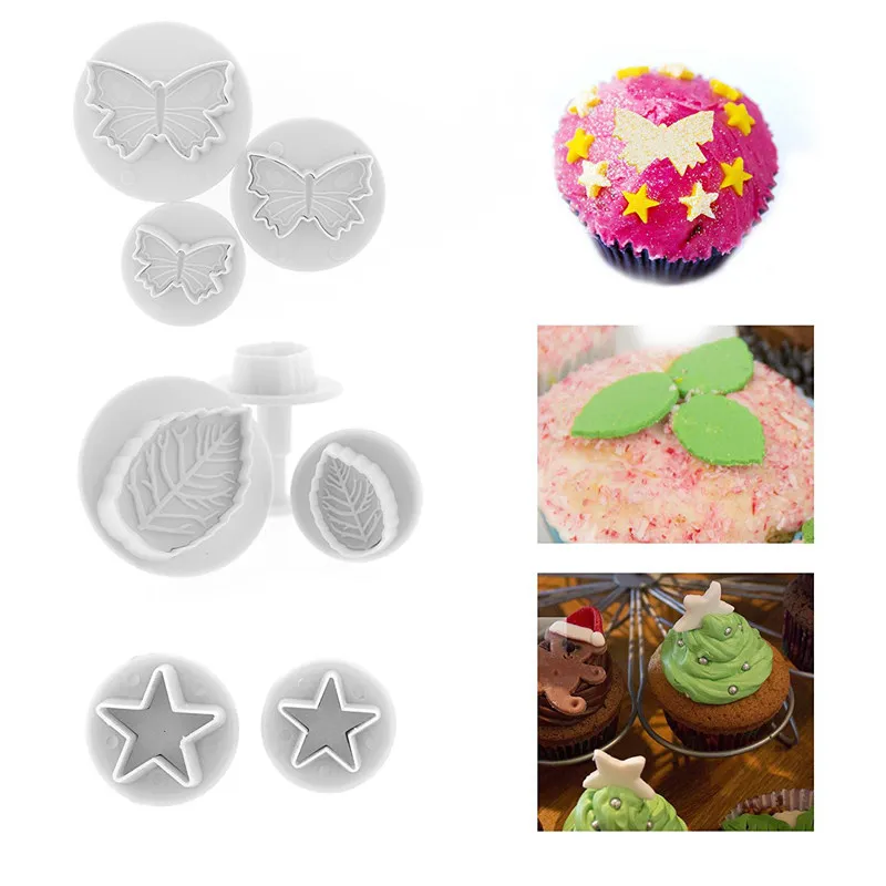 

Set of 33 Cookie Cutters with Pistons and Stamps-Designs Varies -Perfect for Decoration of Cakes, Sweet Pasta, Fondants and Glas