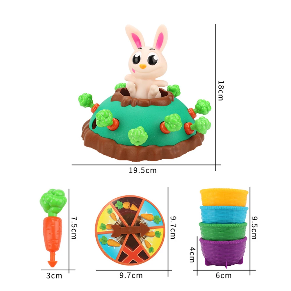 Забавный Электрический прыгающий кролик тянет морковь настольная игра родитель-ребенок интерактивная обучающая игрушка для детей игрушки