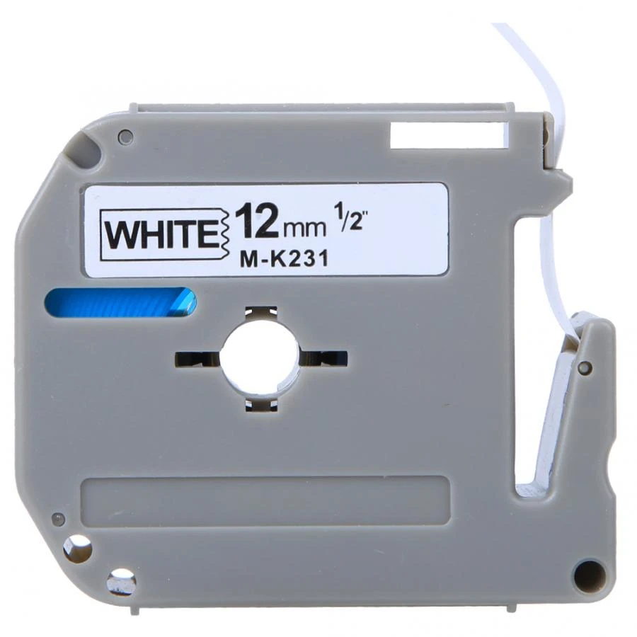 12mm Label Tape PET Accessories Fit for Brother Label Printer PT-65 PT-70 PT-80 Computer Printer Accessories