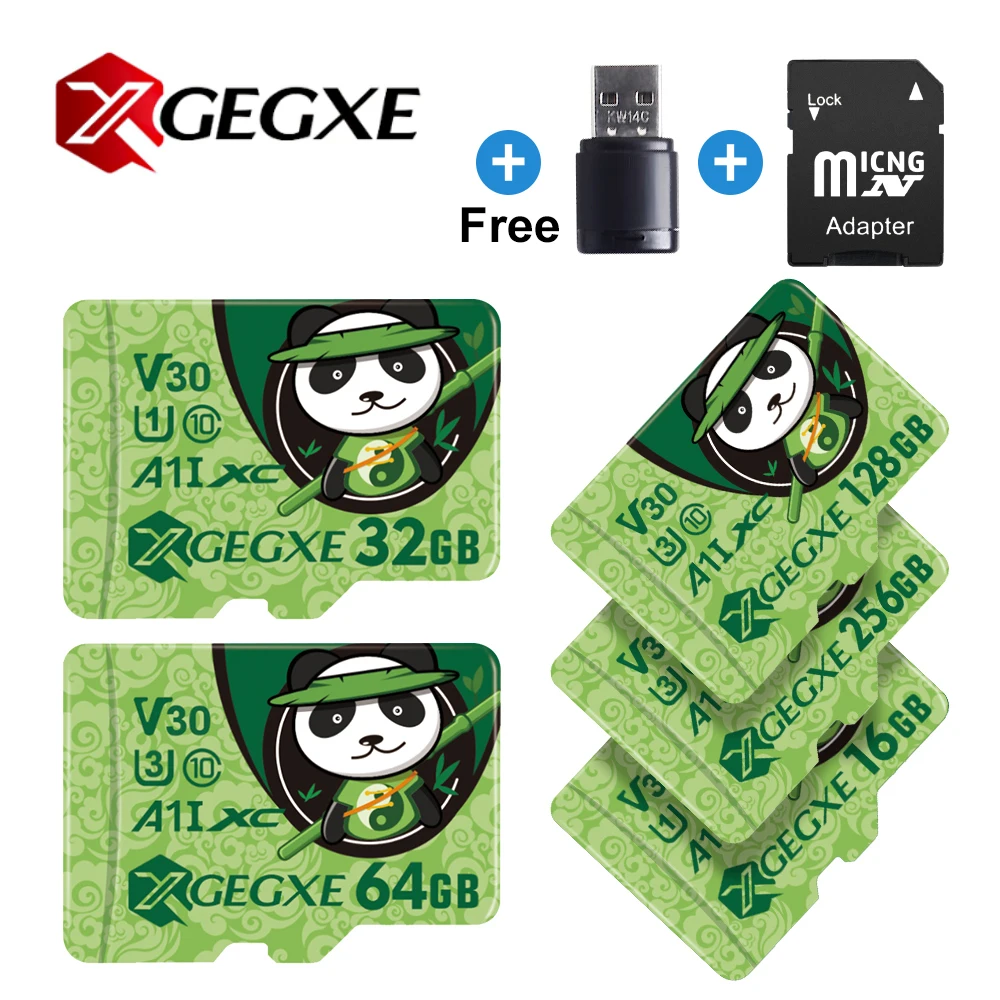 XGEGXE A1 слот для карт памяти 256 ГБ 128 Гб 64 ГБ 32 ГБ оперативной памяти, 16 Гб встроенной памяти, 8 Гб до 95 МБ/с. микро SD карты V30 U1 U3 C10 UHS-1 высокое Скорость FlashTF карты