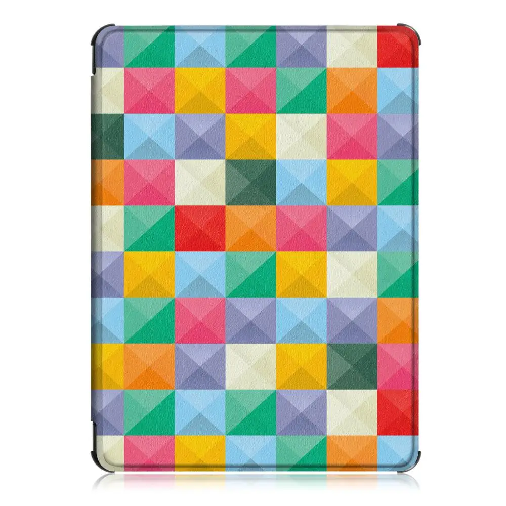

Beautiful Print Pattern Case For 2019 Kindle for Kindle 658 e-book PU Leather Cover