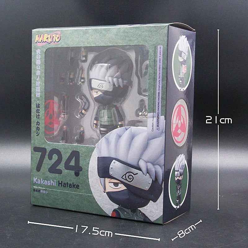 Q Аниме Наруто фигурка Shippuden Hatake Kakashi изменение лица тела Фигурки Коллекционная