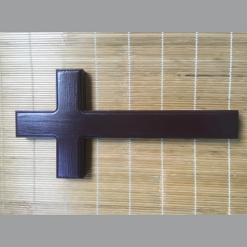 42 см Jesus Christian бутик твердой древесины большой крест деревянный дом кулон