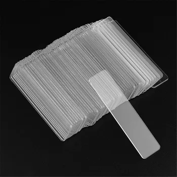 

50PCS Transparent Nail Art Tips Display Stand Holder Film Tool Acrylic Fake Nails Sticky Frame for Home Nail Salon Color Chart