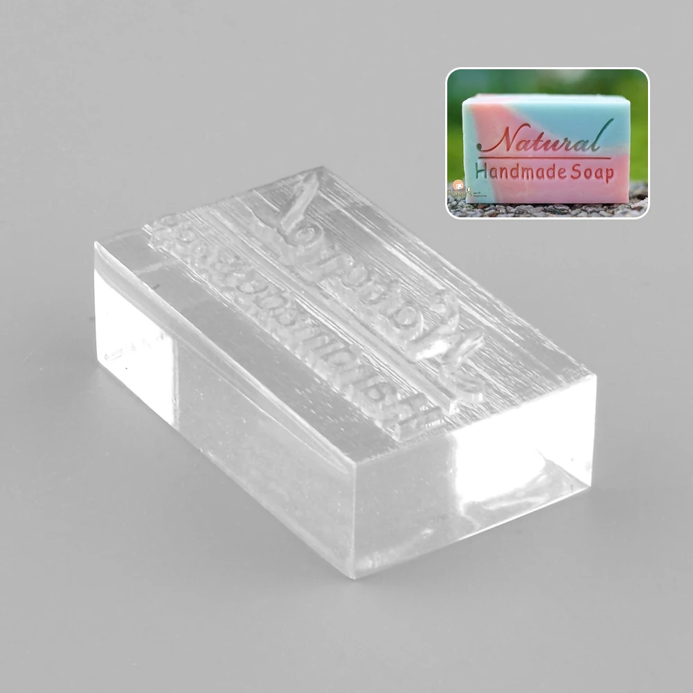 

Acrylic Natural Design Handmade Soap Stamping Stamp Seal Mold Craft DIY