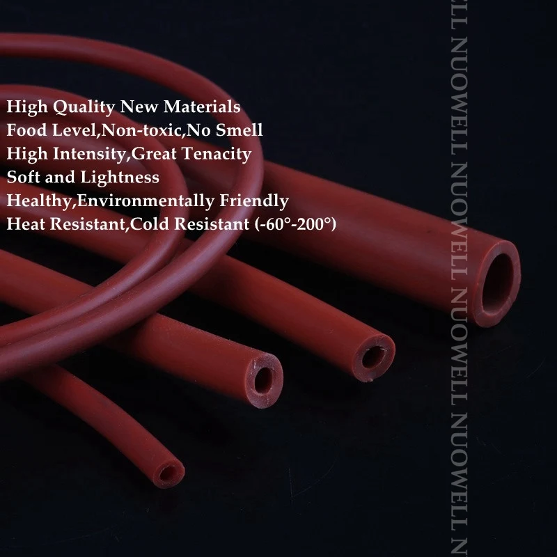 100cm I.D 2~32mm Silicone Hose Flexible Silica Gel Pipe Aquarium Air Pump Hose Food Level Safety Soft Pipe silicone tube pneumatic tube