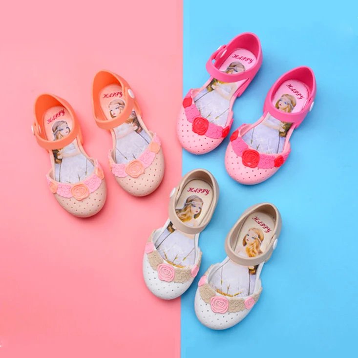 Сандалии для девочек 2020 новые детские желейные туфли пляжные летние сандалии