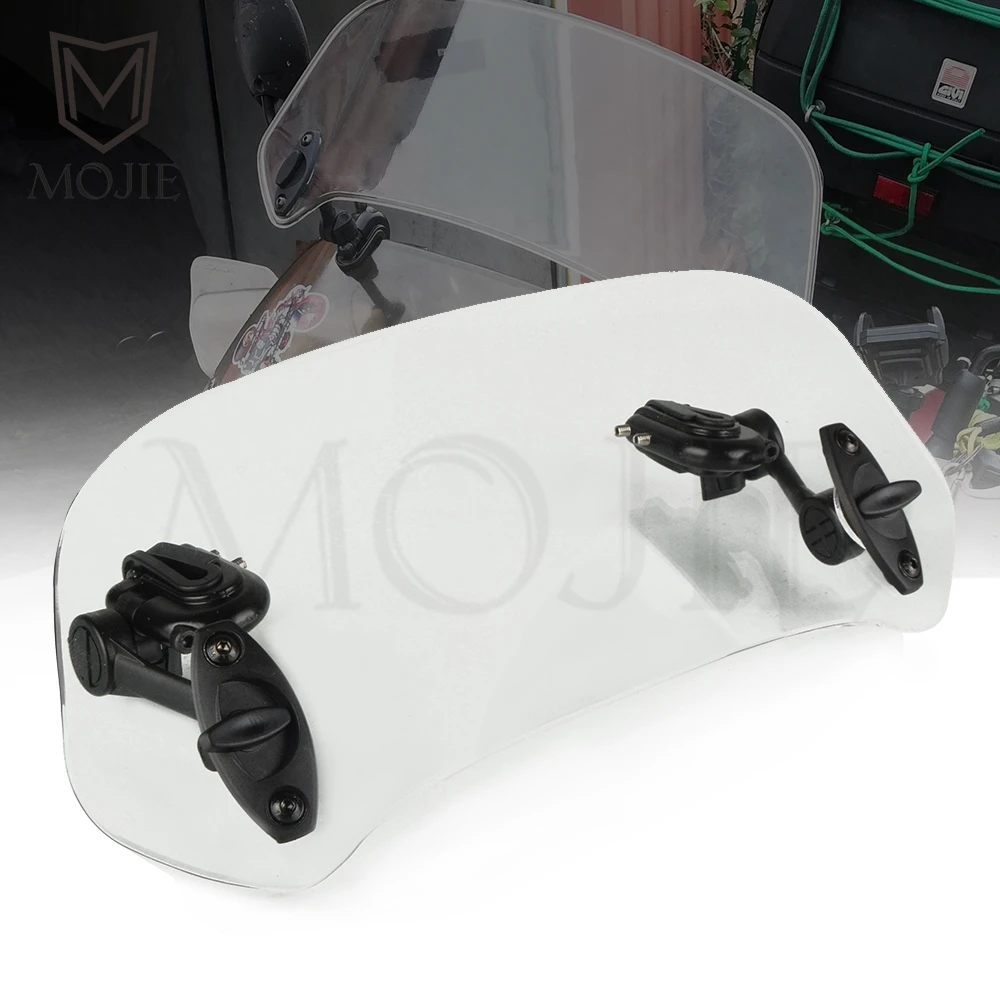 Motorcycle Windshield Extension Spoiler Windscreen Air Deflector For YAMAHA XVS VStar 1100 1300 400 650 950 1200 250 Dragstar |