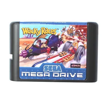 

Wacky Races 16 bit MD Game Card For Sega Mega Drive For Genesis