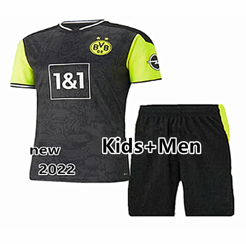 En oferta KIT para niños 20 21 DortmundES camisa SANCHO REUS peligro HAALAND Hummel 2021 DortmundES hogar de calidad superior camisa de niño OnwZeAo0Dpl