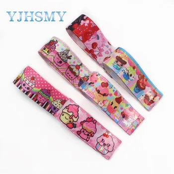 

I-19906-2055,1"(25mm),5yards Cartoon Thermal transfer Printed grosgrain Ribbons,bow cap DIY accessories decorations