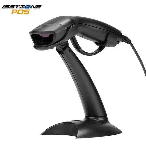 Scanner de Código de Barras Leitor de Código de Barras a Laser Código de Barras Isyzonepos Manual Imagem Scanner 128 Pdf417 qr Ean-13 Conexão Usb 1d 2d