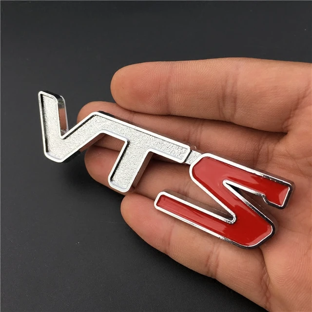 1 Pcs 3d Metal Sticker Vts Badge Emblem Logo For Citroen C2 C3 C4