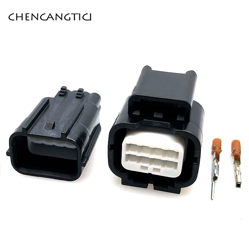 

1 set 8 Pin/way Auto Headlight Socket Automotive Radar Female Male Waterproof Cable Connector Plug 7283-2148-30 For Honda