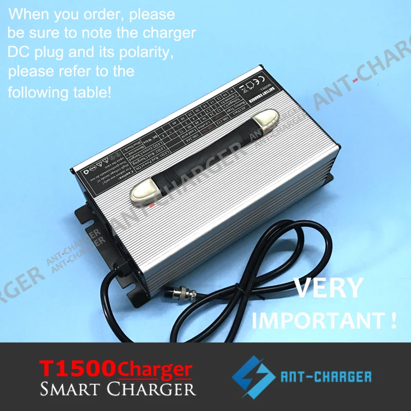 Customized 1500W EV Car Golf Cart Charger 12V 70A 24V 45A 36V 30A 48V 25A 60V 20A 72V 16A UPS GEL AGM Lead-acid Battery Charger-T1500AO (1)