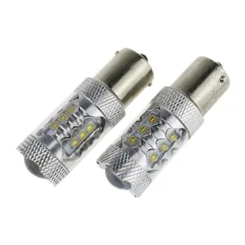 

2x 80W 12V White Led 1156 BA15S P21W Car Backup Reverse Signal Light Canbus