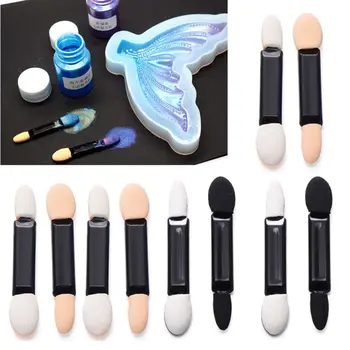 

50Pcs Disposable Double Side Sponge Resin Smearing Sticks Resin Mold Coloring Daubed Tools Jewelry Making Makeup Tools