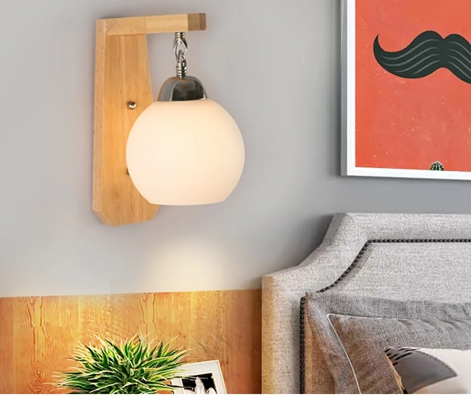 White Indoor LED Wall Lamp Nordic Modern E27 Bulbs Up Down Wall Lights Indoor lighting Foyer Dining Room Bathroom (16)