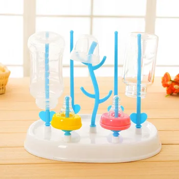 

Baby Bottle Dryer Rack simple tree shape Cleaning Drying Rack Shelf Kitchen Feeding Holder Tools