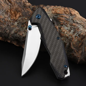 

7.8'' Damascus Pocket Knife 7Cr13Mov Blade VG10 Tactical Folding Knife Outdoor Rescue Utility Survival Knives Hunting Knife Tool