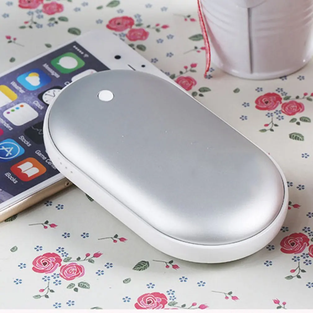 2 в 1 милый USB Перезаряжаемые грелка для рук и 4000ma Мощность power Bank 5V Мини Портативный путешествия удобный с длительным сроком службы карманная грелка для рук