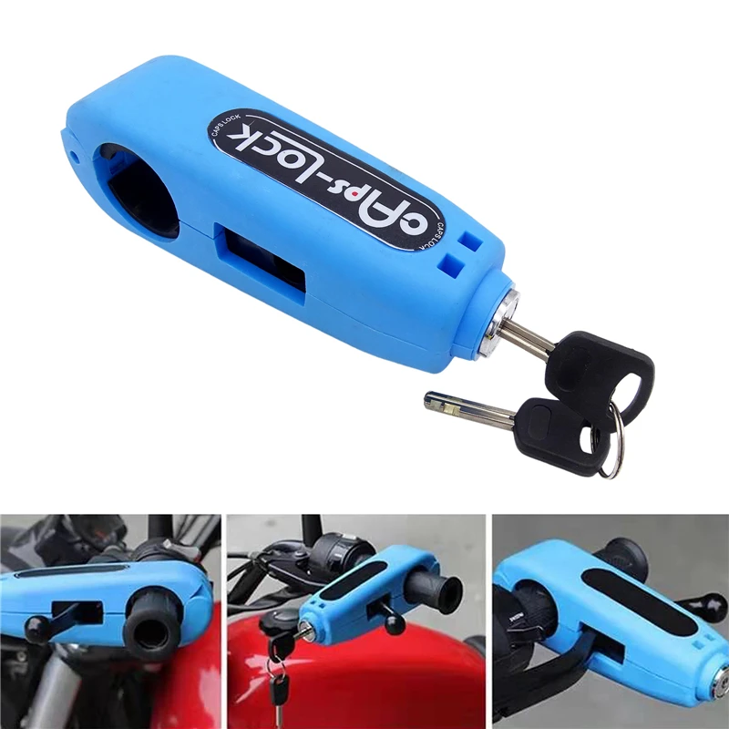 

1 Pcs Universal Motorcycle Grip Anti Theft Security Lock Scooter Handlebar Lock moto Brake Protection Lock For Yamaha