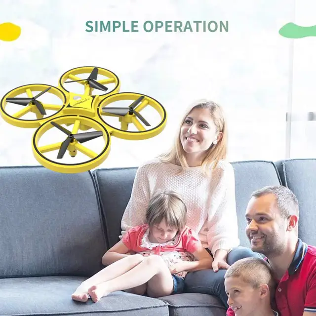 ZF04 RC Drone Mini Quadcopter Infrared Induction Hand Control Drone Altitude Hold 2 Controllers Quadcopter for Kids Toy Gift 3