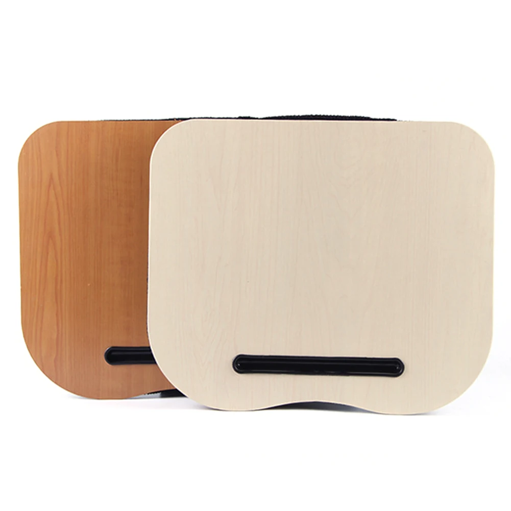 

Laptop Pad Desk Writing Desk Portable Laptop Computer Desk 15.7*13IN Laptop Table with Phone Tablet Holder Stand with Pillow Cus