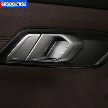 

Stainless Steel Inner Door Bowl Sequins Decoration Cover Trim Stickers For BMW 3 Series G20 G28 2020 Car Styling Interior