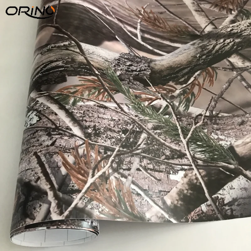 Виниловая пленка Realtree 10/20/30/40/50x152 см с камуфляжным рисунком для дробовика