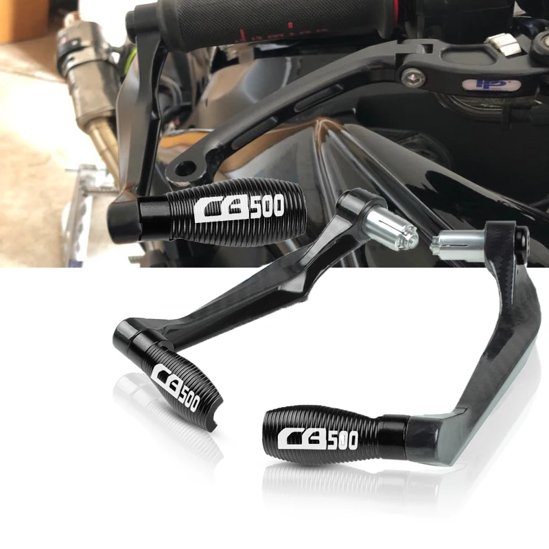 

Universal High Quality 7/8" 22mm Aluminum Motorcycle Handlebar System Brake Clutch Lever Protector Hand Guard FOR HONDA CB500