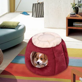 

NEW design Cute Cat House Pet Bed Tent Cat Kennel Indoor Puppy Mat Cave Pet Supplies luxury pet beds for small dogs puppy 7.26